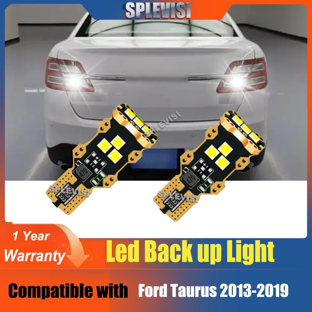 T15 912 921 2x LED conversion bulb Back Up Light perfect replacement For Ford Taurus 2013-2019 2014 2015 2016 2017 2018 2019