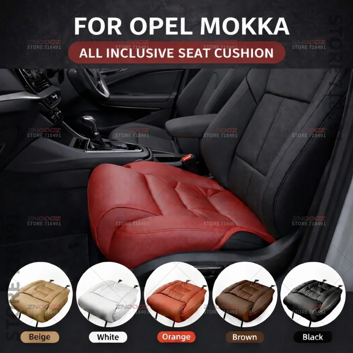 

Подушка-удлинитель для поддержки ног в сиденье автомобиля Opel Mokka, накладка на сиденье из пены с эффектом памяти, аксессуары для интерьера