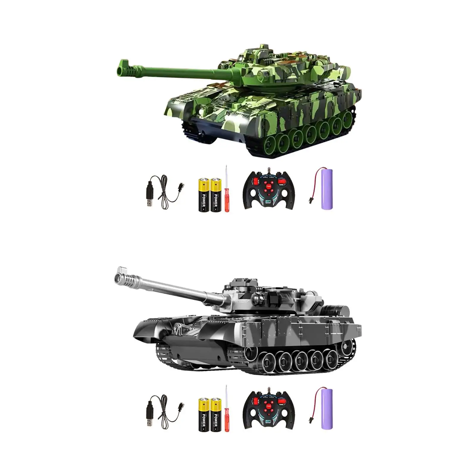 RC Battle Tank Party Favor 360°Rotating with Launch Function Remote Control Tank for Kids for Boys Girls Children Kids Adults