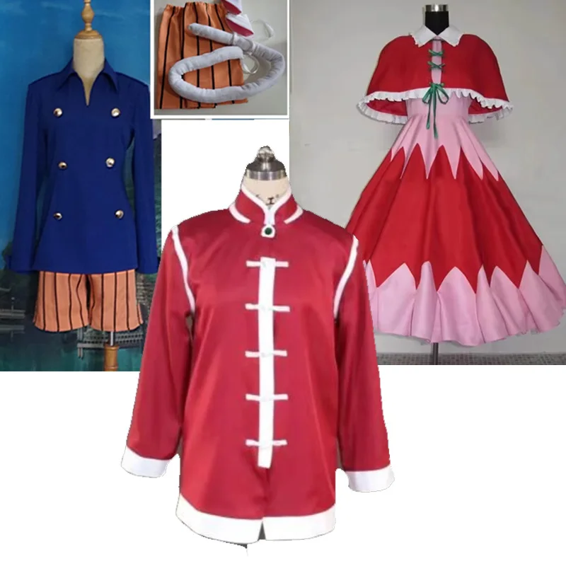

Новое платье Hunter Biscuit Krueger Nephelpito Kurapika, костюм для косплея, головной убор, шаль, юбка, перчатки