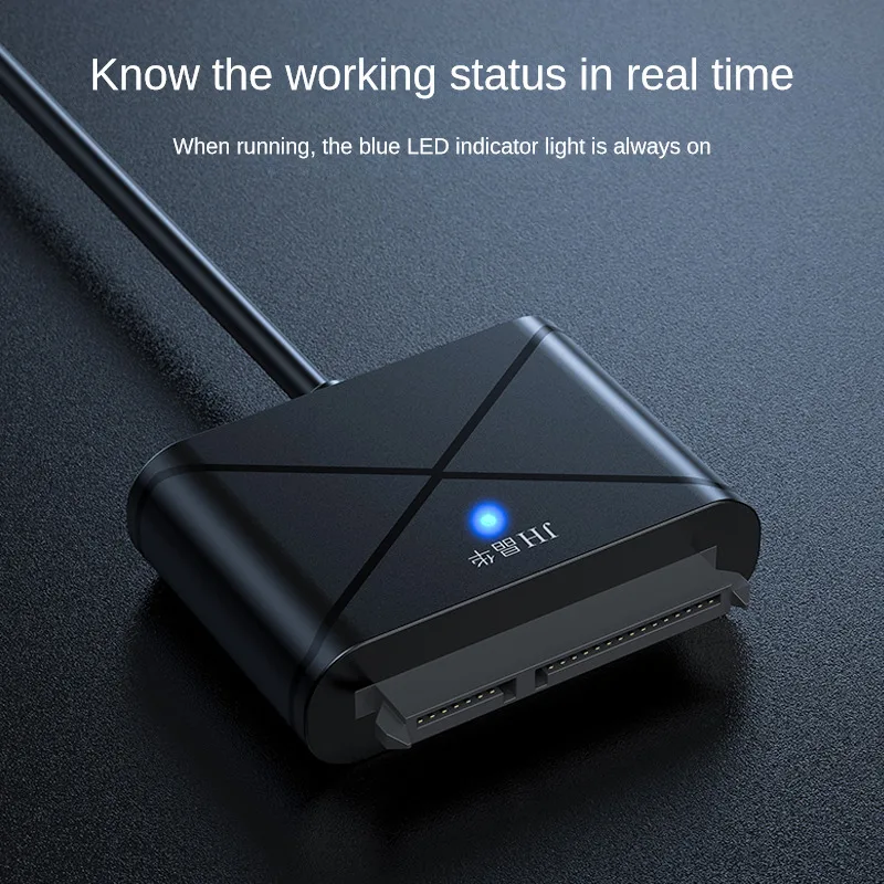 

SATA to USB 3.0 Adapter Cable, 5Gbps High Speed for 2.5/3.5 Inch HDD/SSD Hard Drive Converter