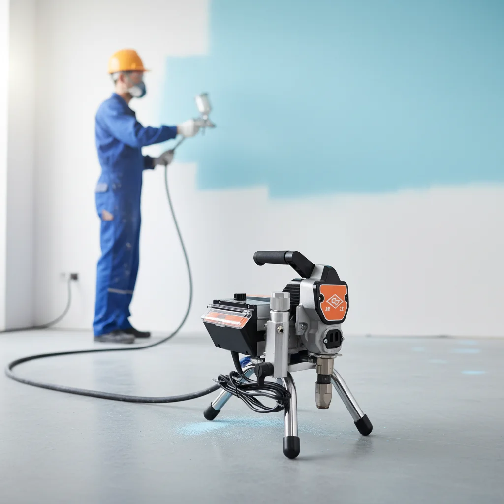 220V Professional Portable Automatic Electric Airless Paint Sprayer Brushless Motor High Productivity For DIY Commercial Use