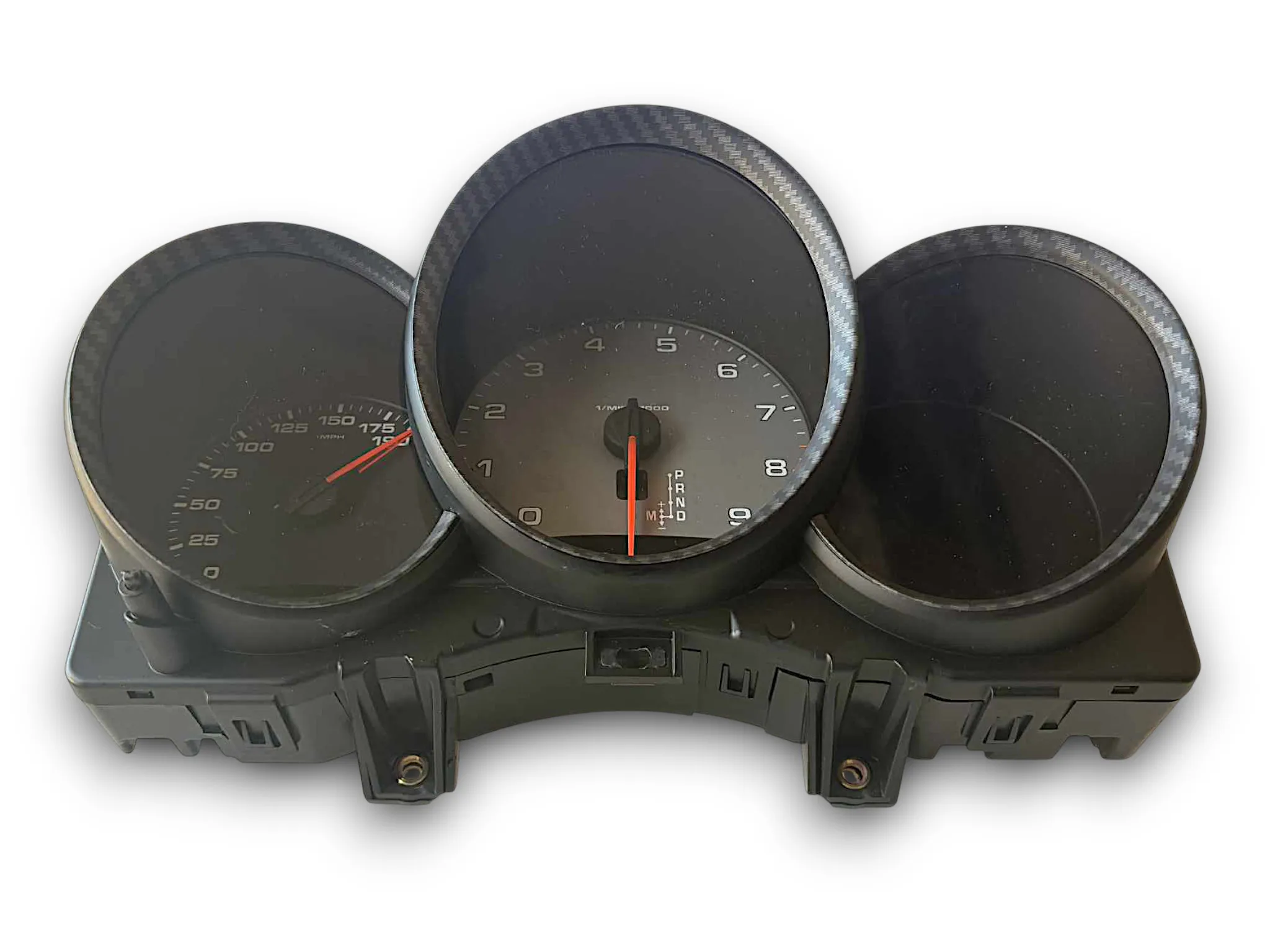 

Exquisite High Quality Matt Carbon Fiber Style Dashboard Dial Gauge Rings Bezel Trim for Porsche Macan 95B 2014-2023