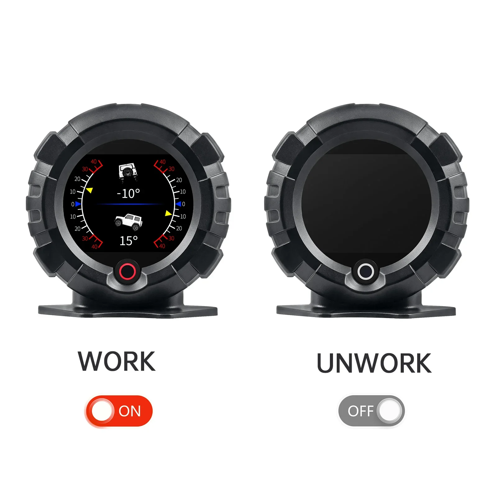 X95 GPS Head Up Display Car OBD for HUD Horizontal Slope Meter Inclinometer Speedometer Compass Tilt Angle Altitude Latitude