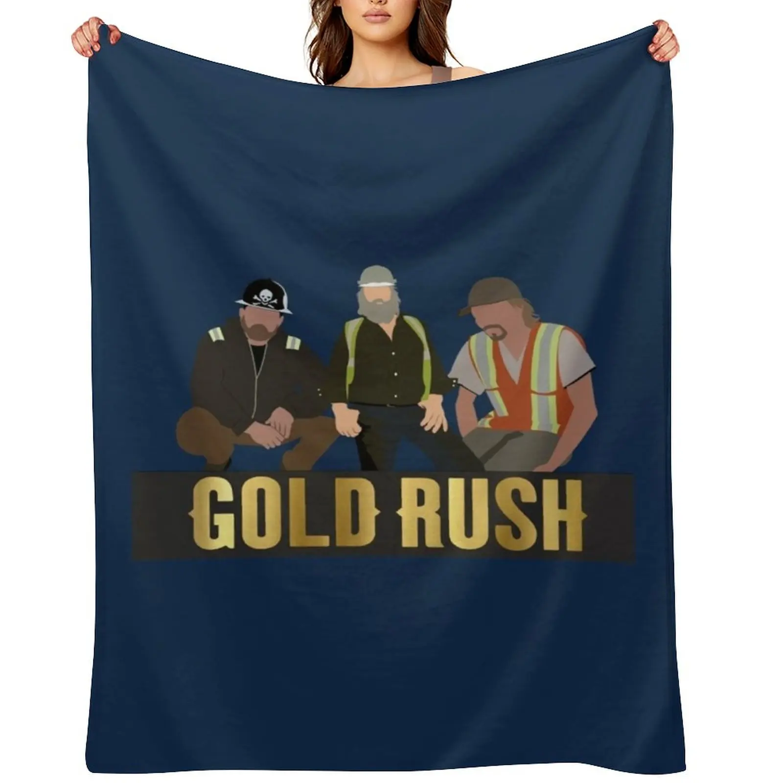 Gold Rush Parker Schnabel Rick Ness Tony Beets Throw Blanket Polar christmas gifts Moving Soft Plaid Blankets