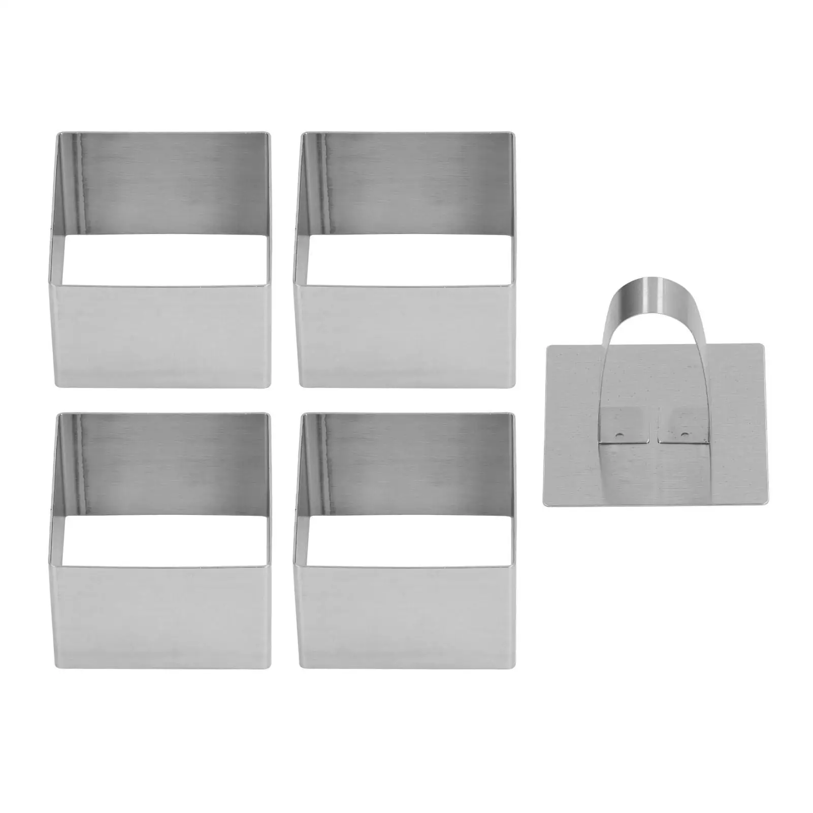 

Stainless Steel Crumpet Rings Muffin Tart Mold Set Weldless High Heat Resistance Baking Molds for Kitchen Cooking