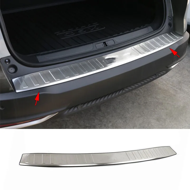 

ПОДХОДИТ ДЛЯ Citroen C5X 2021-2025 Нержавеющая сталь черный хром задний багажник внутри снаружи Защитная крышка бампера Накладка на порог