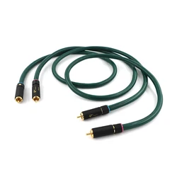 Hifi pair Furukawa Alpha series FA-220 OCC rca audio cable Amplifier CD DVD player Speaker PR-109 Gold  RCA interconnect cable