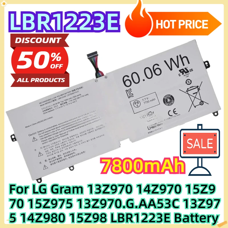 

For LG Gram 13Z970 14Z970 15Z970 15Z975 13Z970.G.AA53C 13Z975 14Z980 15Z98 LBR1223E Battery