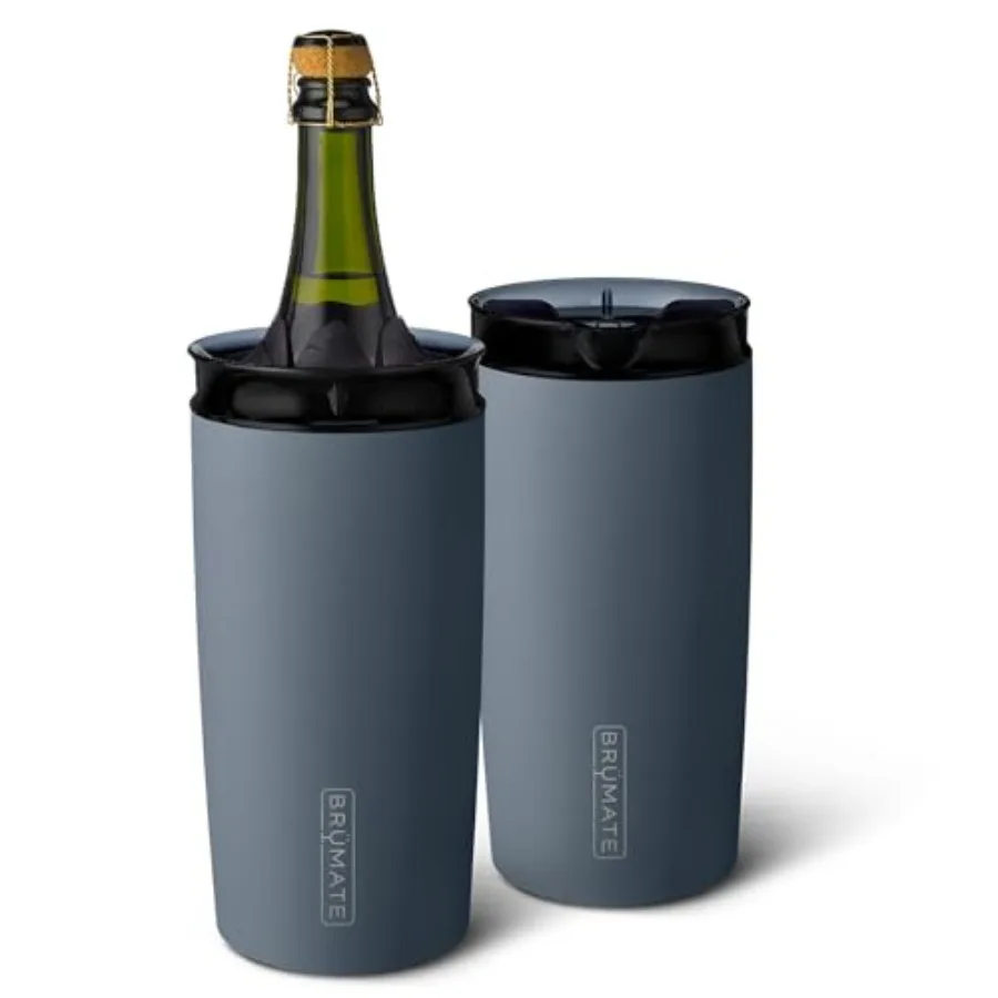 

Togosa 2-in-1 Wine Chiller Bucket and Pitcher 100% Leakproof Locking Lid Portable Chiller Fits Most Wine Champagne and Liquor B