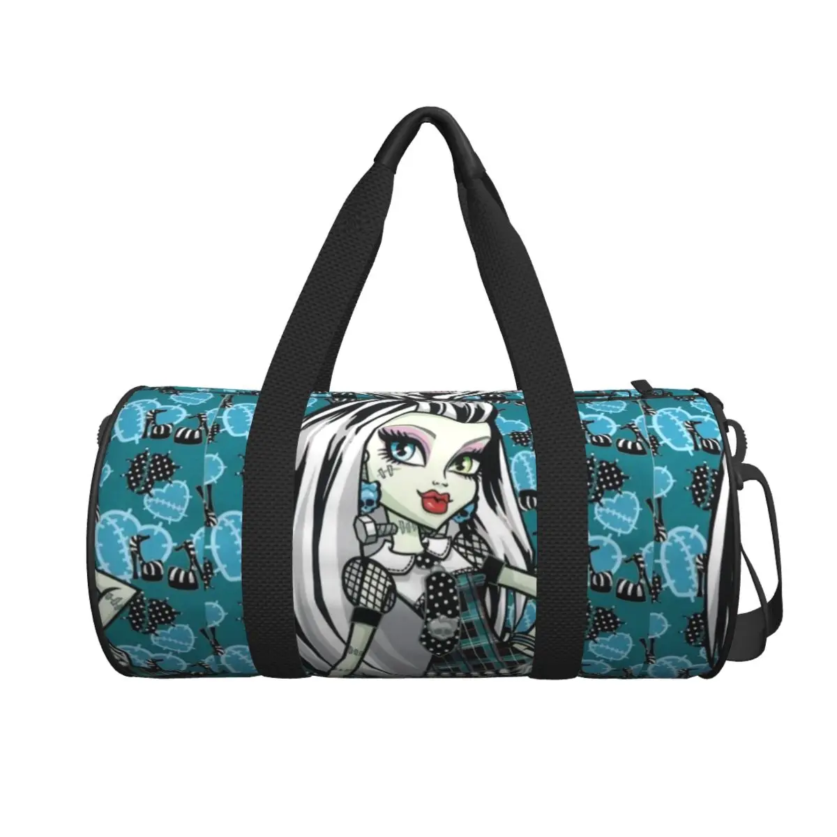 Travel Bag Graffiti Girl Gym Bag Monster High Waterproof Sports Bags Large Luggage Design Handbag Funny Fitness Bag For Men