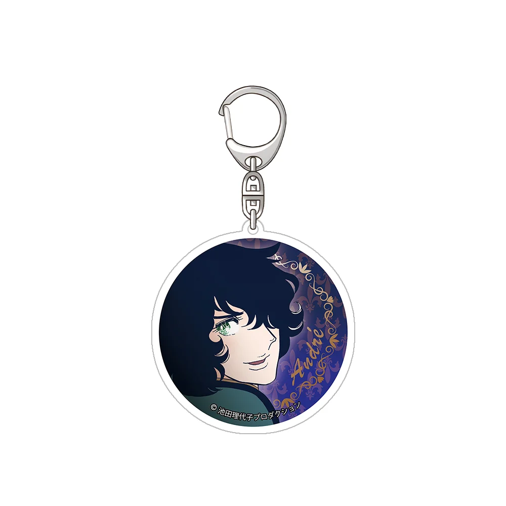 وردة فرساي أوسكار فرانزوا دي جارجيز أندريه غراندير الرسمية HD سلسلة مفاتيح مصنوعة من الأكريليك حقيبة قلادة أنيمي السلع المشجعين الهدايا #4