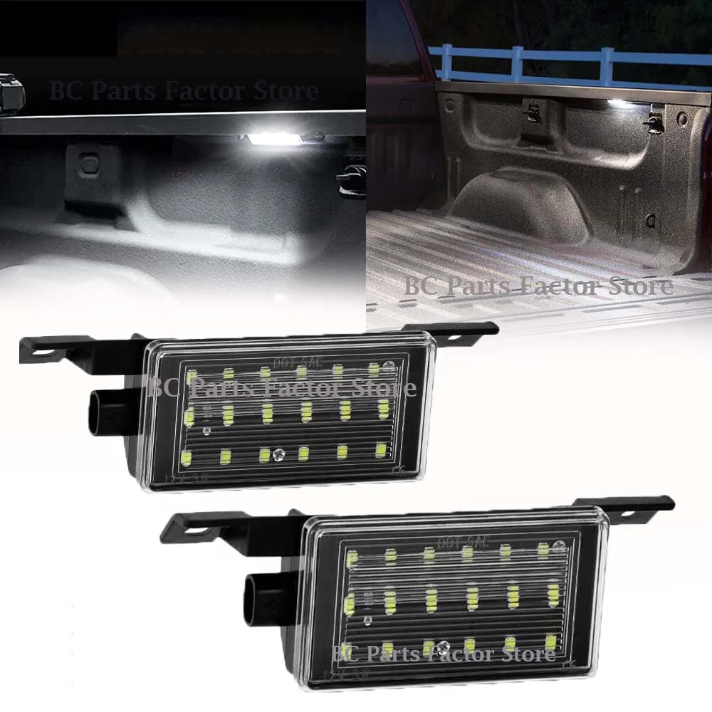 

For Chevrolet Silverado 1500 2500HD 3500HD Colorado GMC Sierra 1500 Canyon 2500HD LED Bed Cargo Lights Trunk Lamp [Wire or LED]