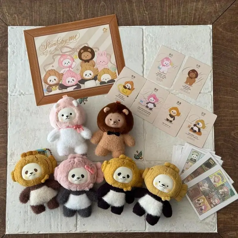 

Подлинная серия Panpan Stand By Me, слепая коробка, подарок на день рождения, загадочная коробка, подарок на день рождения, прекрасный виниловый плюшевый кулон, фигурка куклы, модель