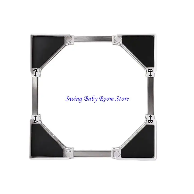 K1AD Telescoping Washer Dryer Stacking Bracket with Metal Support Frame, 42-69 Adjustable Width and Anti-Slip Pads for Utility