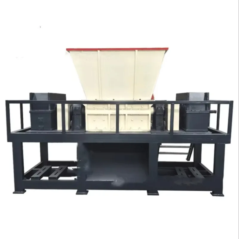 Heavy Load Tire Crusher Whole Large Tyre Direct Shredding Machine High Torque Rubber Recycling Equipment Customized