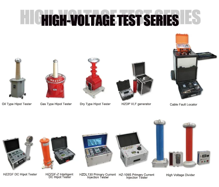 Huazheng Electric 0.1Hz 80kv Vlf Hv Cable Tester Very Low Frequency High Voltage Generator Hipot