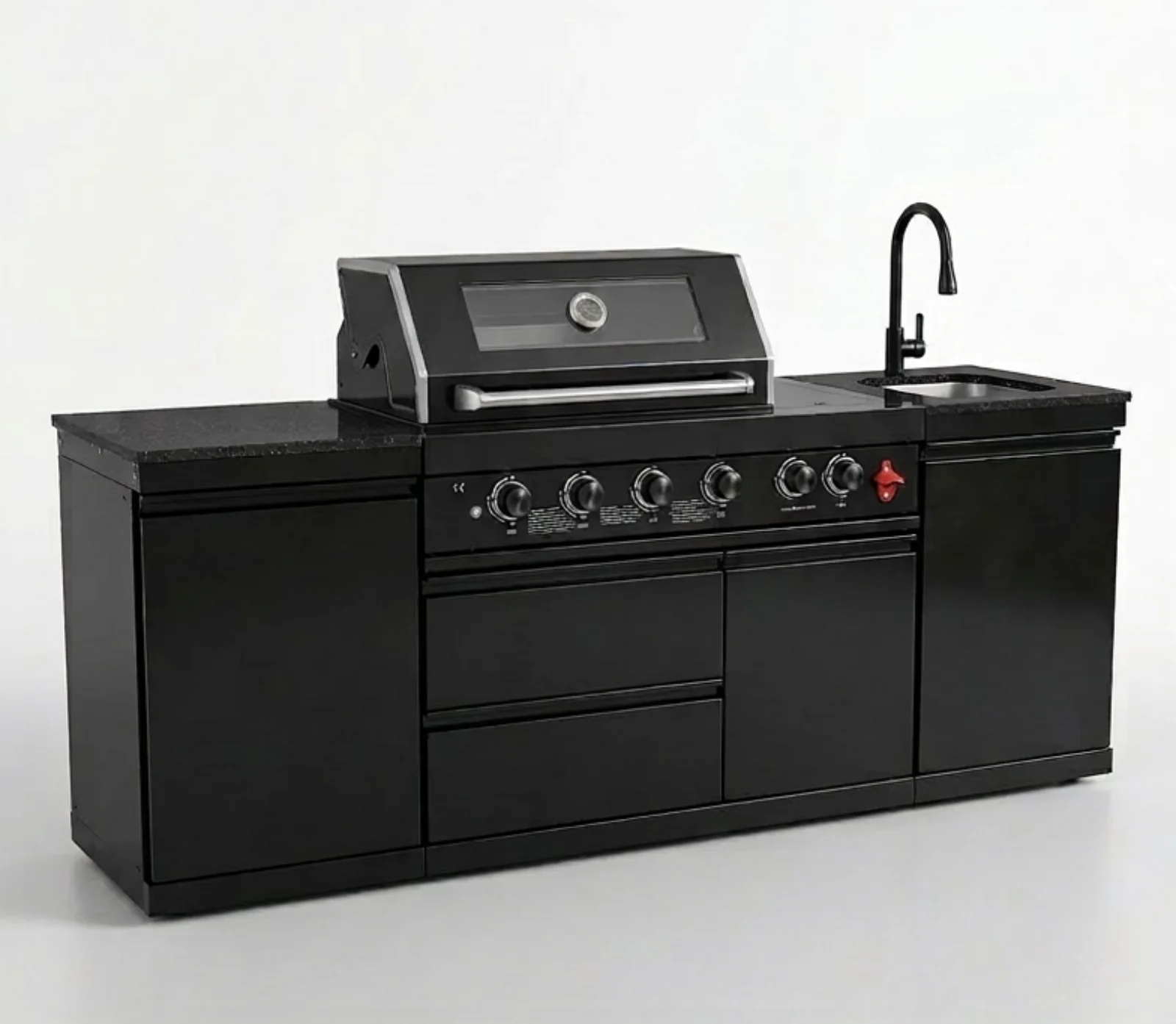 USA 7 Ddays Fast Delivery Youya 304 Stainless Steel Outdoor Kitchens Cabinets Bbq Grill Modular Outdoor Mobile Kitchen