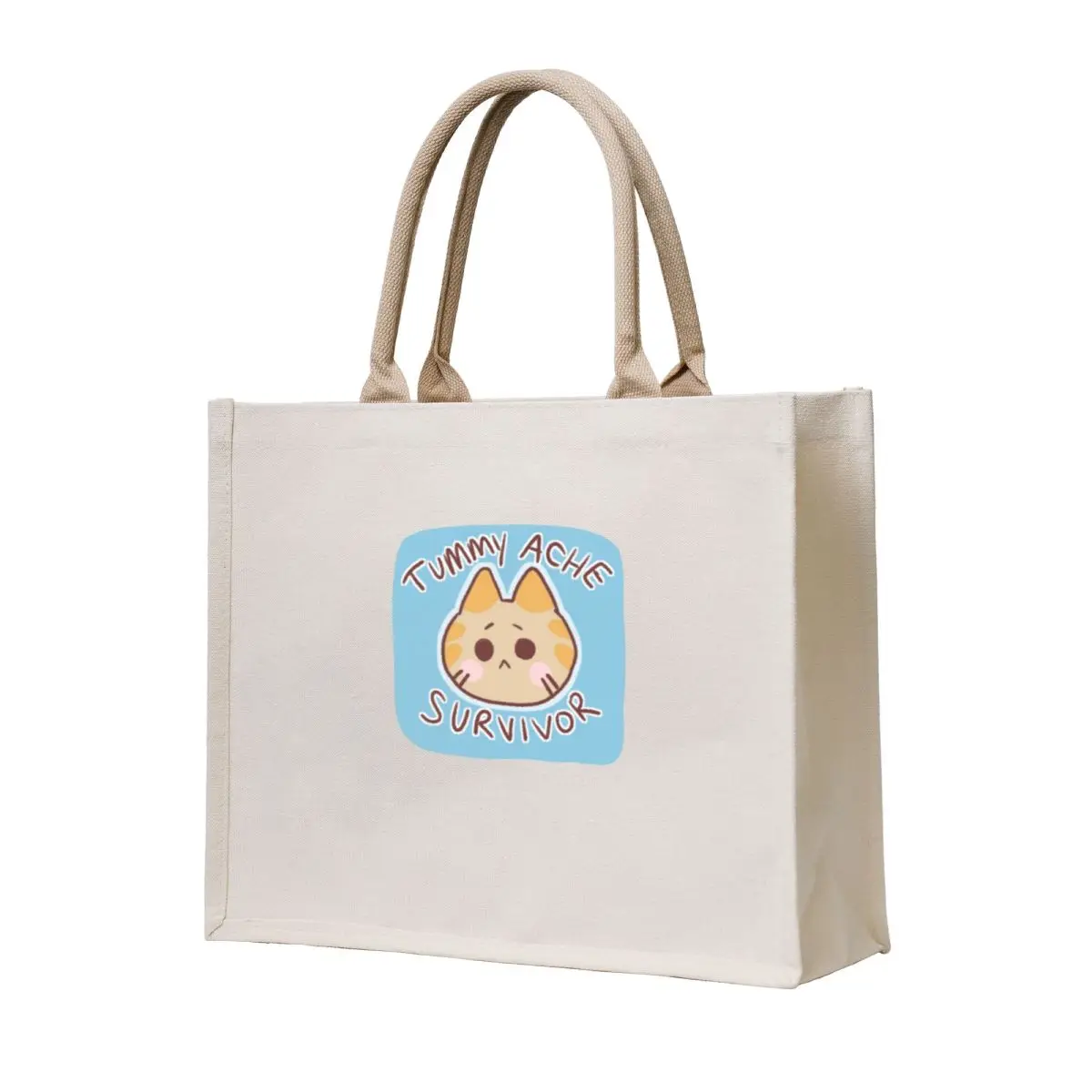 

tummy ache survivor badge Tote Bag Portable shopping bag Big bag women eco pack shopping