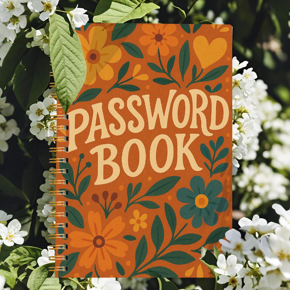 

Книга паролей формата А5, органайзер для онлайн-учеходов и веб-сайта, отделение для заметок, идеальный журнал с паролем для управления безопасной безопасности