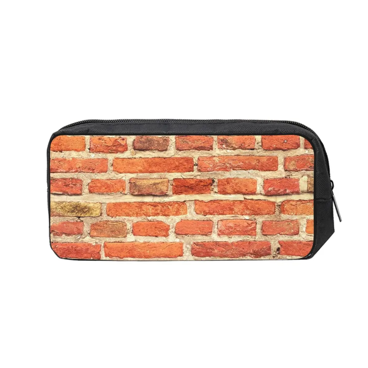 

The Red Brick Wall Pencil Cases for Students School Pen Box Pencil Bag Large Storage Pencil Pouch Storage Stationery Supplies