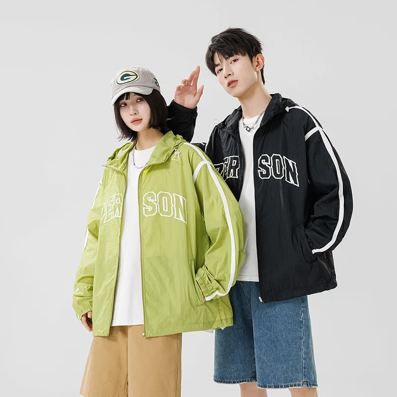 

Мужская летняя тонкая куртка из ледяного шелка с защитой от ультрафиолета, для занятий спортом на открытом воздухе, дышащая, быстросохнущая, легкая куртка