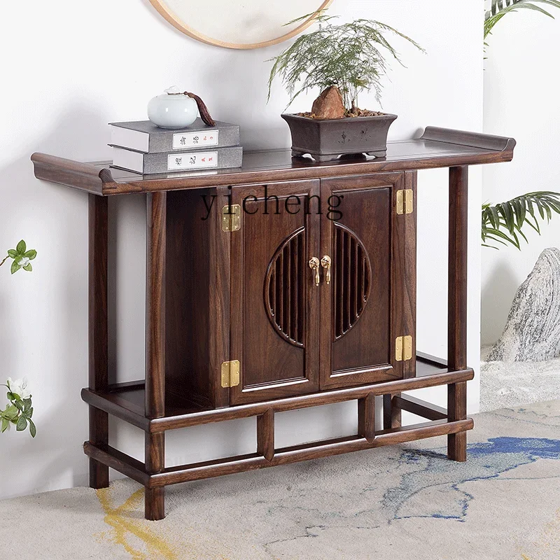 

XL New Chinese Entrance Platform Zen Entrance Hall Entrance Supply Table End View Platform