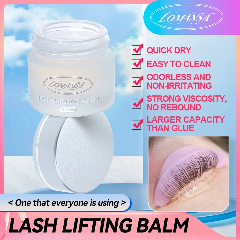 DAMMAN 10g Eyelashes Perming Solid Glue Lash Lift Balm Eyebrow Lifting Curl Eyelashes Extension Fixing Eyelash Perm Pads Makeups