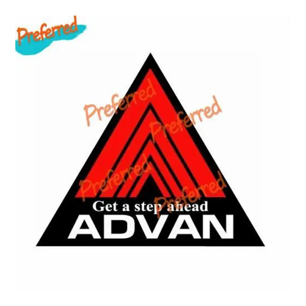 2x Advan Racing Decal Stickers JDM Drift Decal for Your All Cars Racing Laptop Motorcycle Helmet Trunk Toolbox