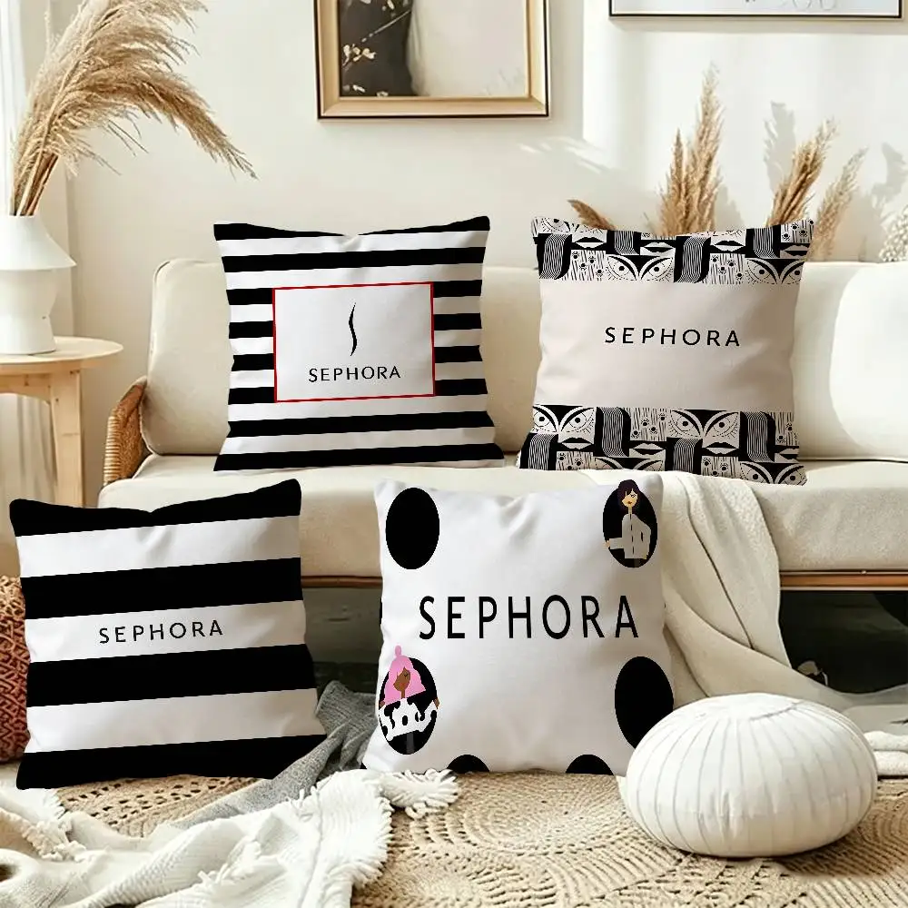 Beauty Retailer S-Sephora pillow cover sofa cushion cover home room decoration children gift