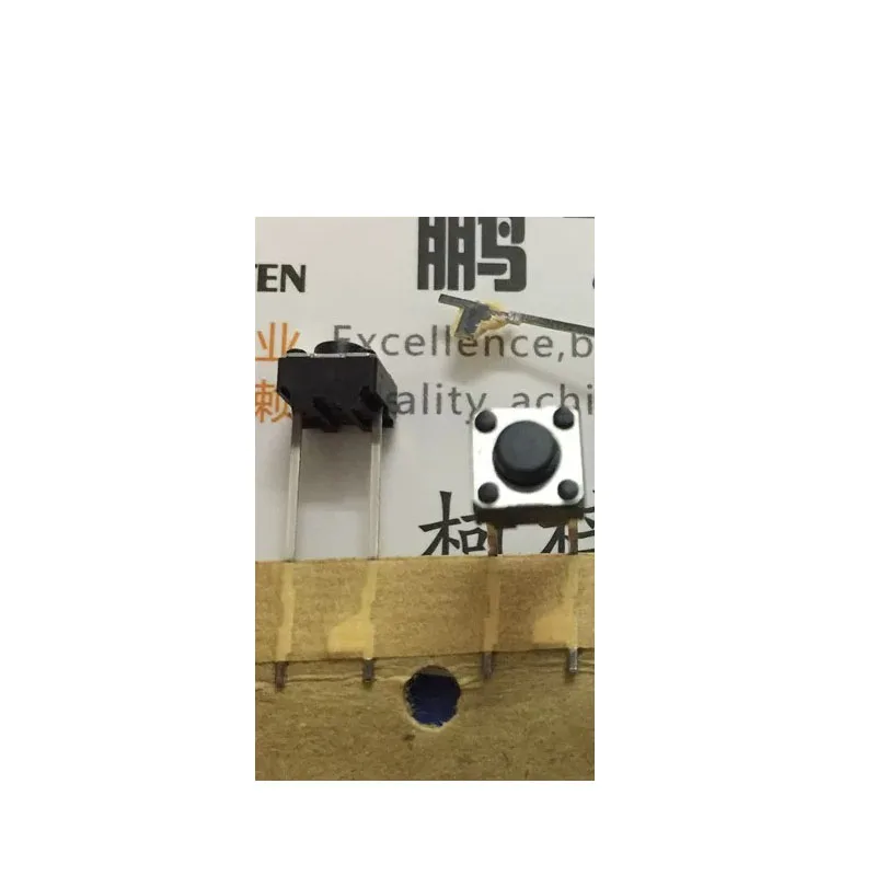 2pcs/lots Imported Japan B3F-6020 Tactile switch 6*6*5 reset button micromotor direct insertion type 2 feet