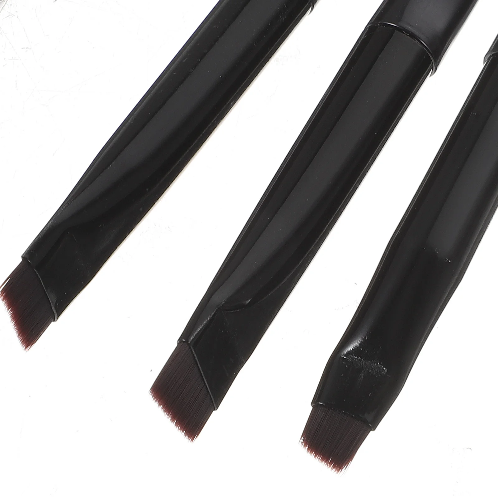 

3Pcs Eyeliner Brush Dual-Use Makeup Brushes Thin Soft Bristles Flat Angled Eye Liner Eyebrow Brush Professional Tool