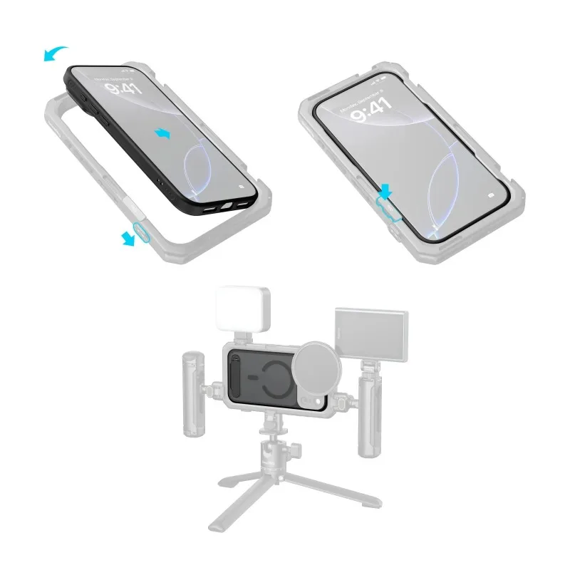 حافظة هاتف SmallRig FilMov خفيفة الوزن Magsafe للتصوير الفوتوغرافي لهاتف iPhone 17 Pro/ Pro Max Suit 67 مم فلتر مغناطيسي