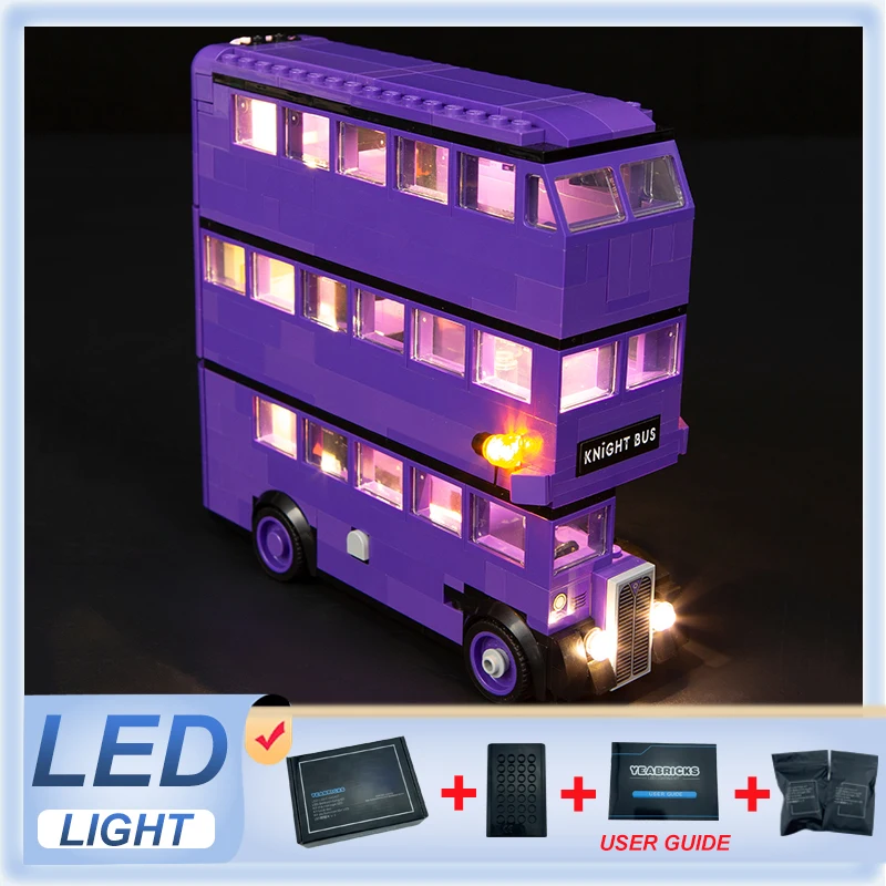 

Комплект светодиодных фонарей своими руками для LEGO 76446 Knight Bus Adventure (только светодиодный светильник, без модели блоков)