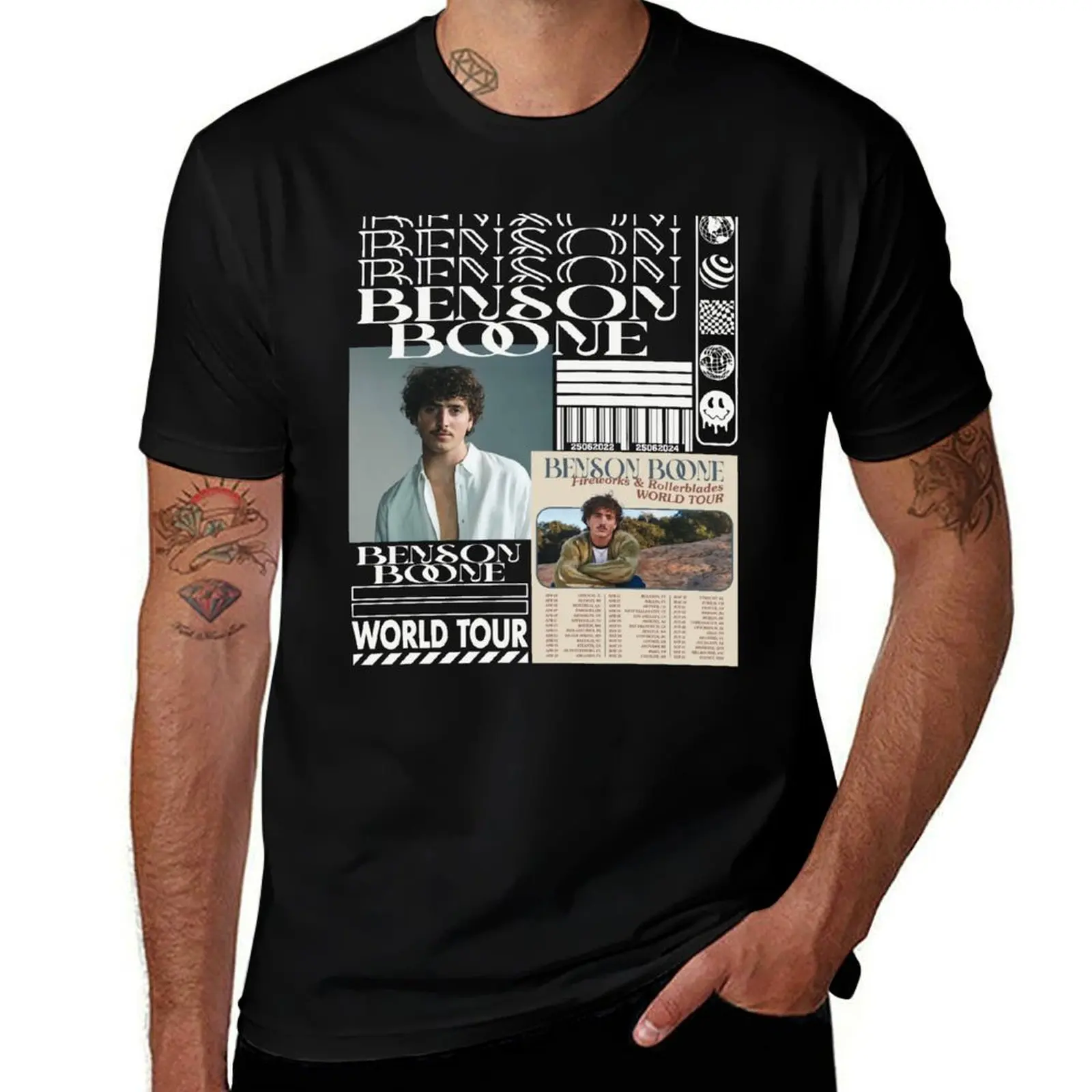 

Benson Boone Vintage T-Shirt funny t shirts man t shirts for man pack white man t shirt summer T-shirt