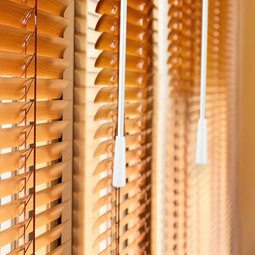 

4pcs Vertical Blind Rod 12 Inch Clear Fiberglass Curtain Pull Wand Lightweight For Home Window Door Replacement Parts