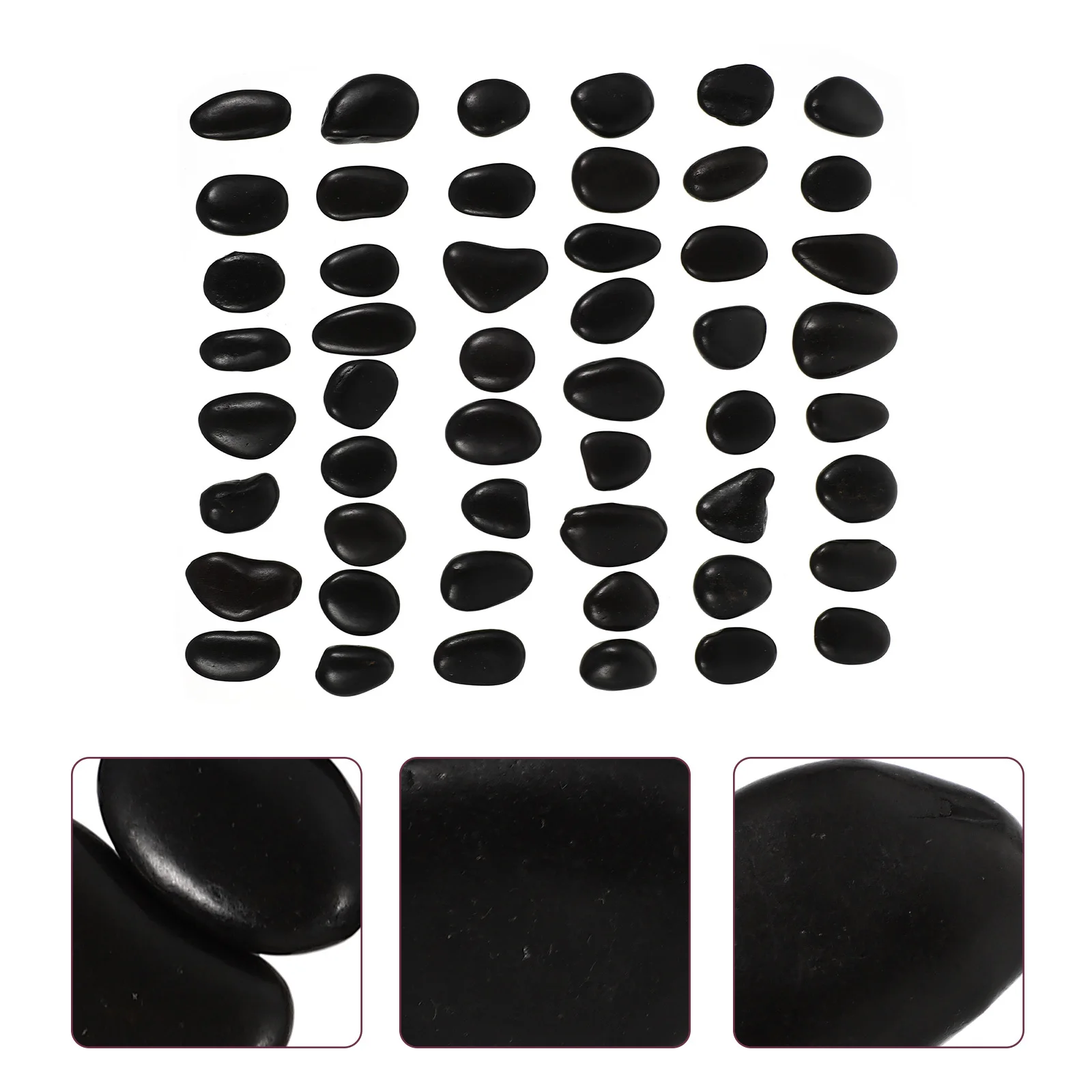 

50 pcs Kids Painting Rocks Diy Smooth Stones For Drawing Craft Activity Set Natural Pebbles Art Supplies Children Toddlers Home