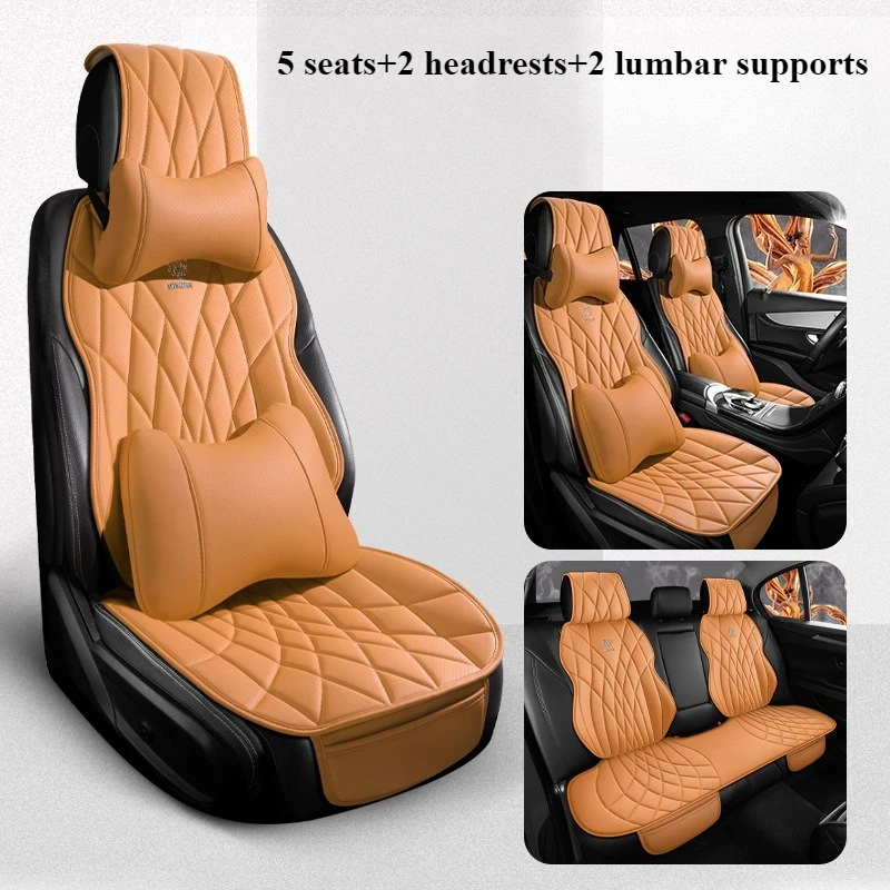 

Новые роскошные чехлы на сиденья автомобиля (полузакрытые) для EXEED TXL LX VX 2020 2021 2022 2023 2024. Идеальный подарок для мужчин и женщин.