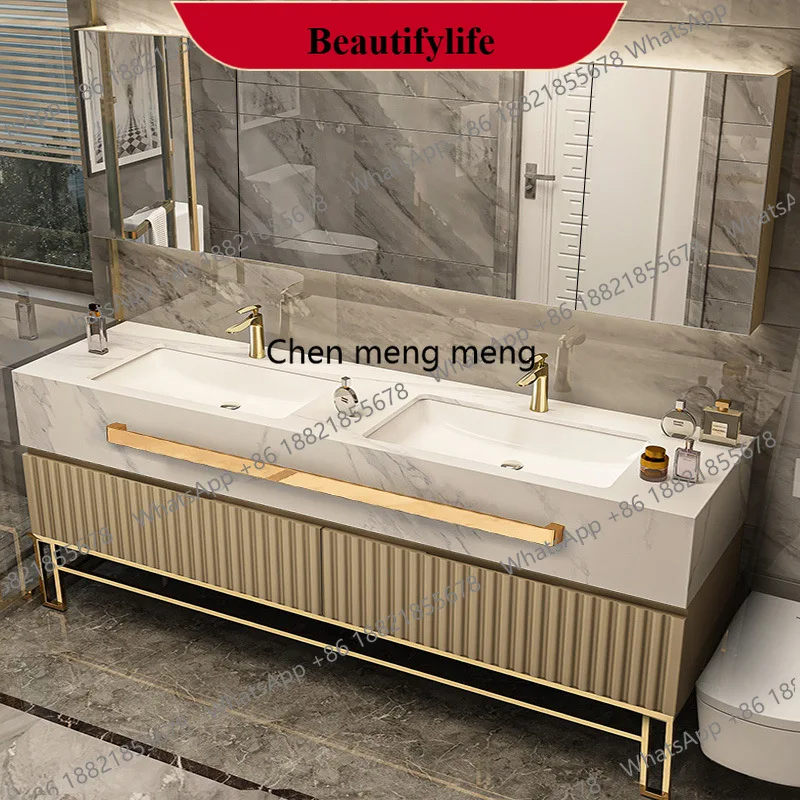 

F185 Современная плавающая дубовая туалетная стойка для ванной комнаты, керамическая раковина, умное зеркало, организация, туалетный столик для ванной комнаты, вешалка для полотенец Furnitu