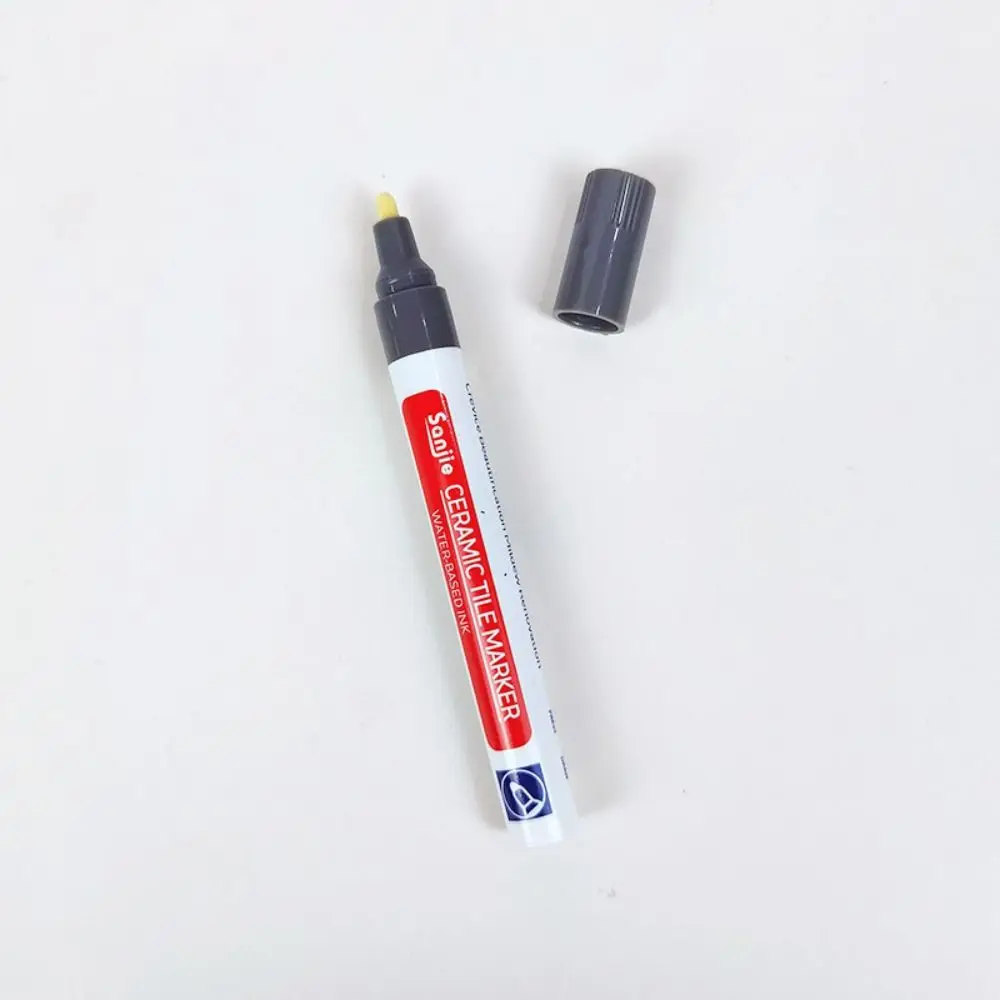 White Tile Marker Grout Pen 10 Color Optional Inkiness Wall Seam Pen Single Head Waterproof Ceramic Tile Beauty Stitching Pen