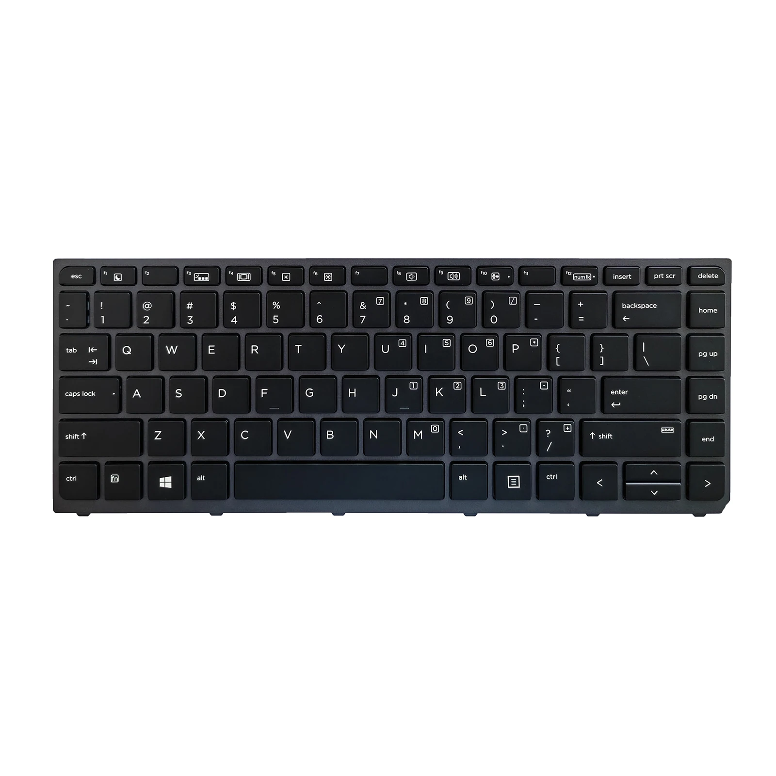 US Laptop Keyboard for Hp ZBook Studio G3 G4 841681-261 841681-031 841681-FL2 no pointer with backlight gray Frame