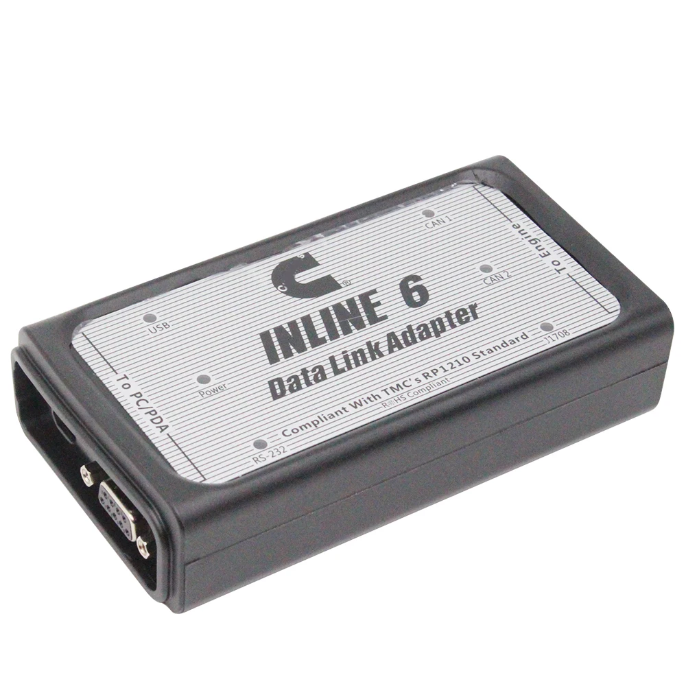Diagnostic Tool Inline6 inline 6 Heavy Duty Data Link For Cumm1ns INLINE 6 V7.6.2 With Keygen Adapter Truck Diagnostic Tools