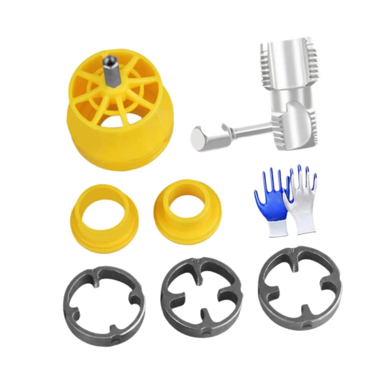 PVC Pipe Threader Kit Thread Maker Tools Hand Tool with 1/2