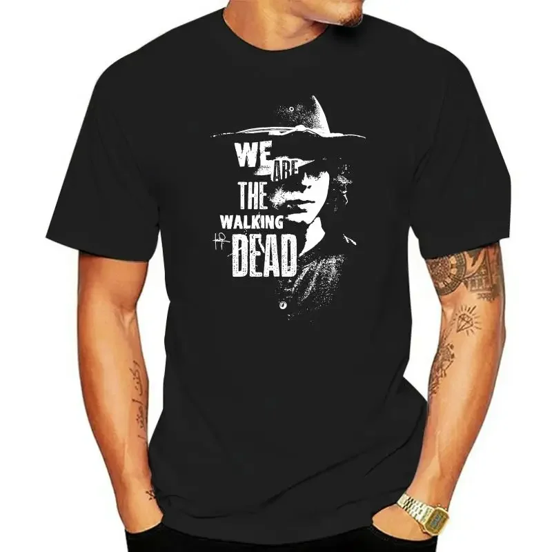 Fashion 2022 We Are The Walking Dead Carl Grimes Mens T-shirt  T Shirts  Graphic Tee T Shirts men clothing  harajuku