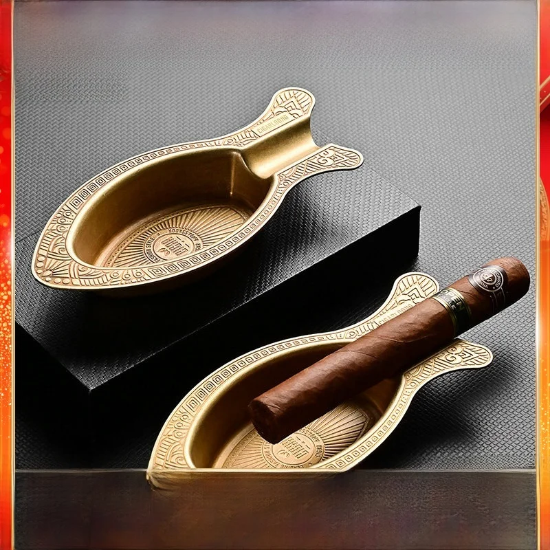 cigarloong-dragon-cigar-atray-large-diameter-alloy-sculpture-floral-pattern-metal-atray-creative-gift-cl200