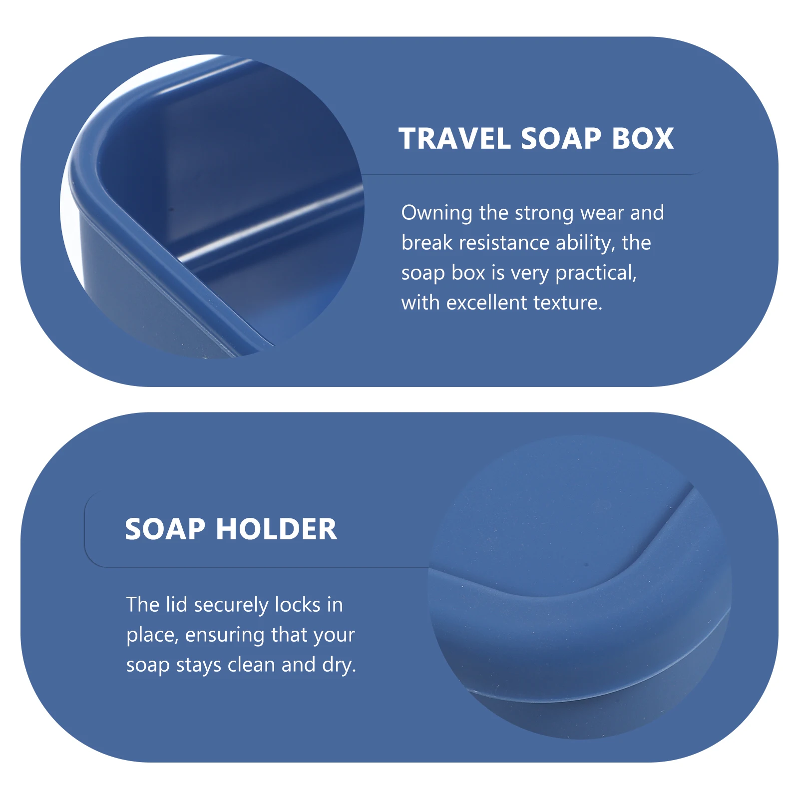 

Silicone Box Travel Holder With Lid Portable Soap Container For Bathroom Balcony Wardrobe Compact Light Soap Storage Holder Easy