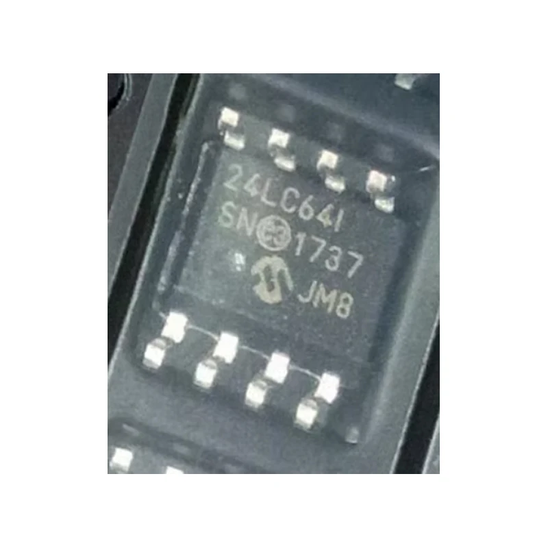 

(10 Pieces) 24LC64T-I/SN SOP-8 24LC64I New and Original Chip IC