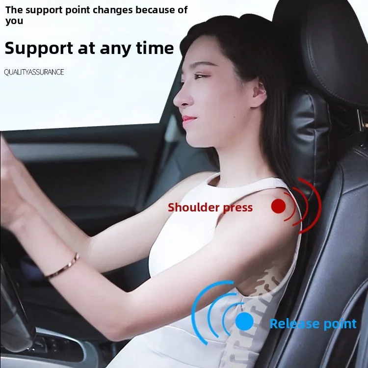 

Car Seat Waist Cushion Air Inflatable Waist Pillow Back Pad Driving Waist Support