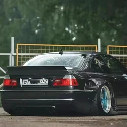 For BMW E46 four door sedan rear trunk lid spoiler wing body sports modification kit 1999, 2000 2001 2002 2003 2004 2005 2006