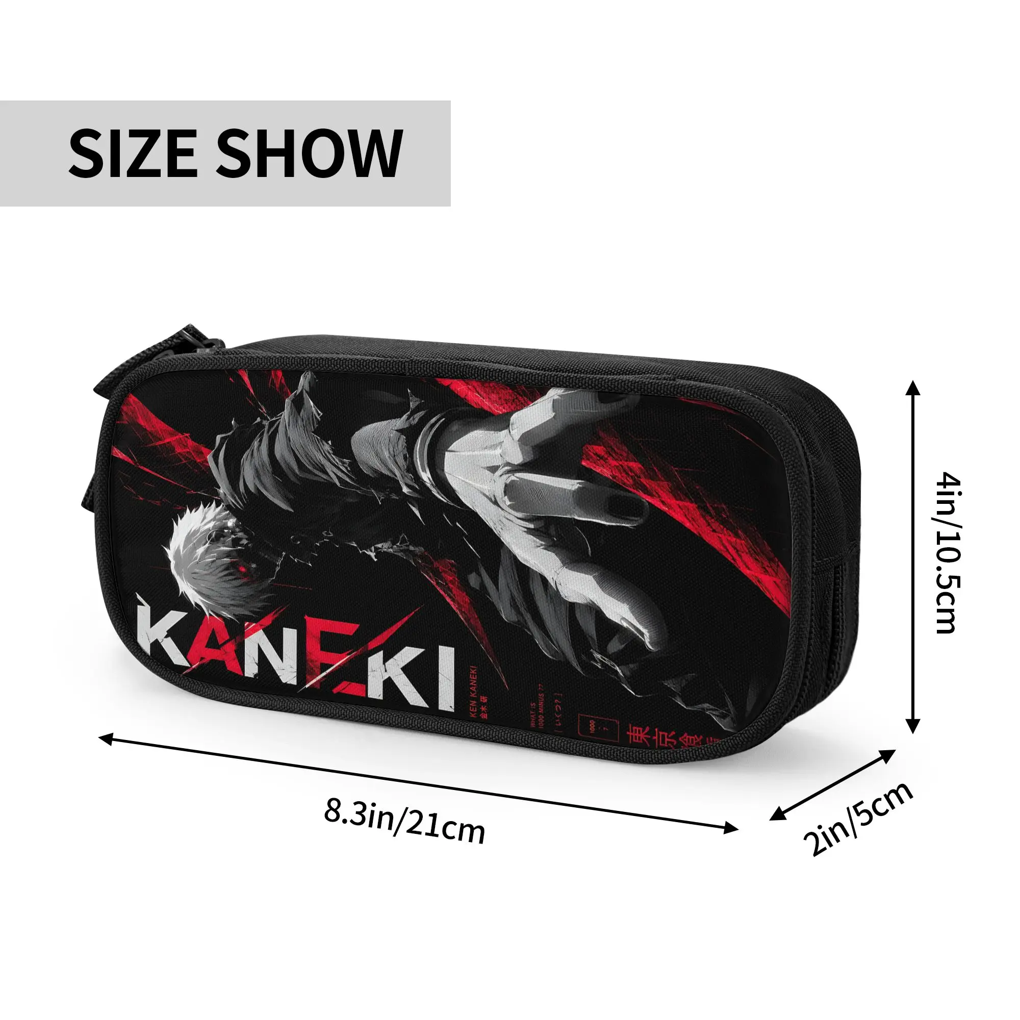 Custom Halloween Tokyo Ghoul Kaneki Large Capacity Bags for Child  School Pencil Bag for Boys Gilrs Kids